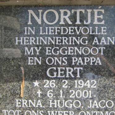 NORTJE Gert 1942-2001