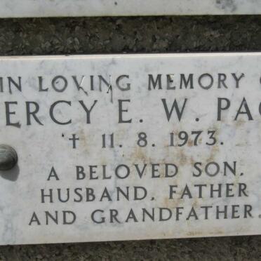 PAGE Percy E.W. -1973