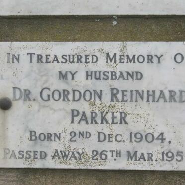 PARKER Gordon Reinhard 1904-1956