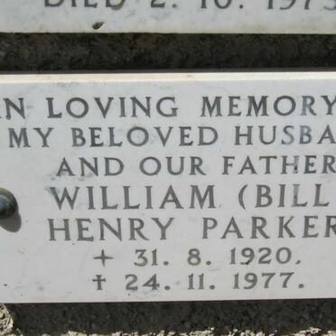 PARKER William Henry 1920-1977
