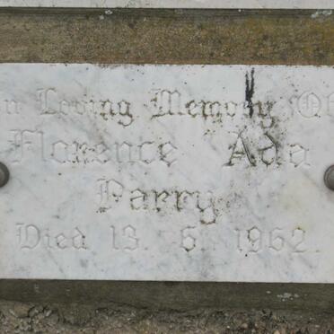 PARRY Florence Ada -1962