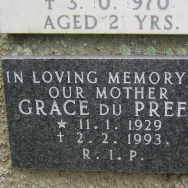 PREEZ Grace, du 1929-1993
