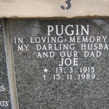 PUGIN Joe 1915-1989