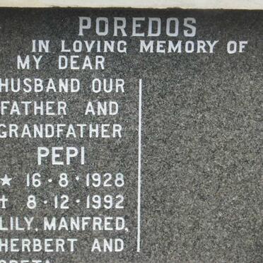 POREDOS Pepi 1928-1992