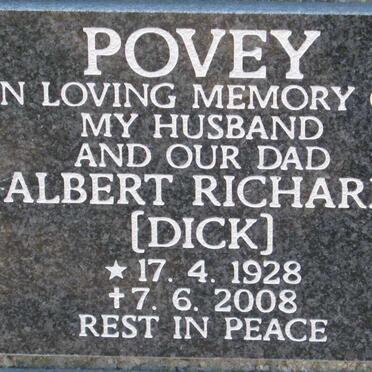 POVEY Albert Richard 1928-2008
