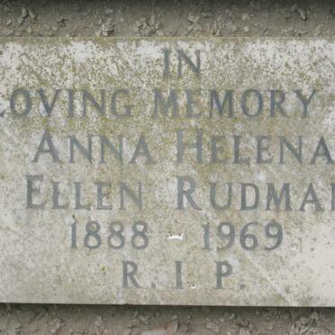 RUDMAN Anna Helena Ellen 1888-1969