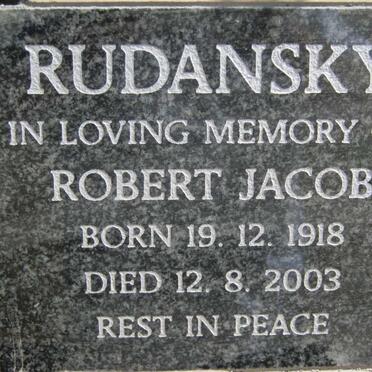 RUDANSKY Robert Jacob 1918-2003
