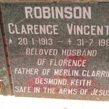 ROBINSON Clarence Vincent 1913-1981