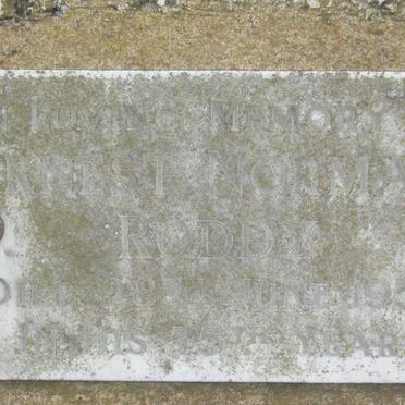 RODDY Ernest Norman -1958