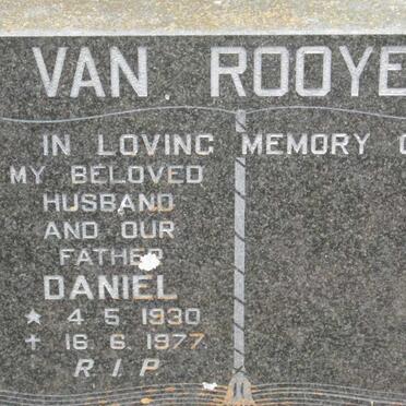 ROOYEN Daniel, van 1930-1977