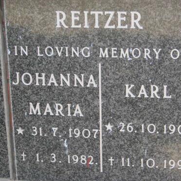 REITZER Karl 1902-1991 &amp; Johanna Maria 1907-1982 
