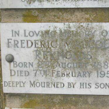 REYNOLDS Frederic Malcolm 1883-1959