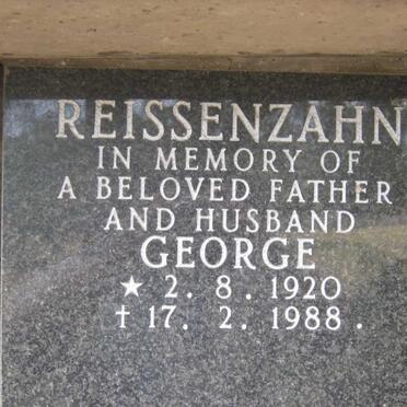 REISSENZAHN George 1920-1988