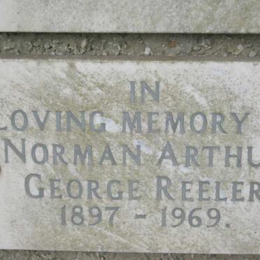 REELER Norman Arthur George 1897-1969