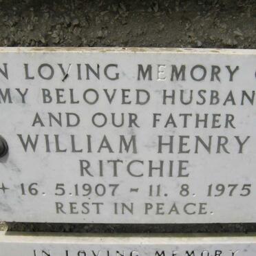 RITCHIE William Henry 1907-1975
