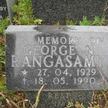 RANGASAMY George N. 1929-1990