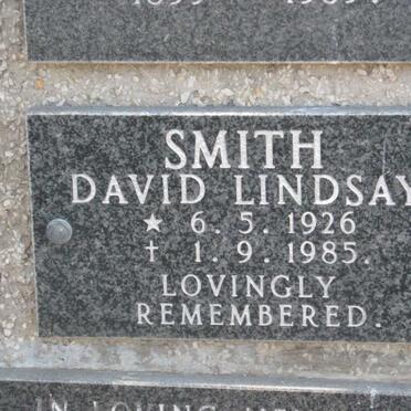 SMITH David Lindsay 1926-1985