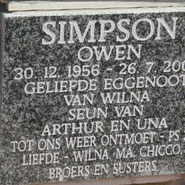 SIMPSON Owen 1956-2005 