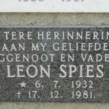 SPIES Leon 1932-1981
