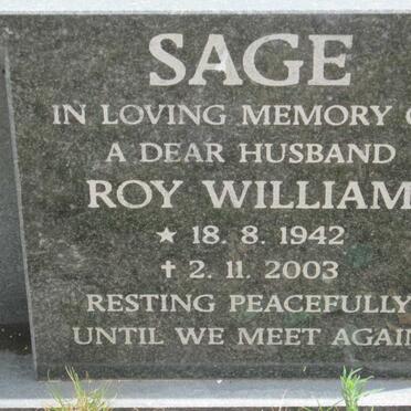SAGE Roy William 1942-2003