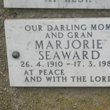 SEAWARD Marjorie 1910-1982