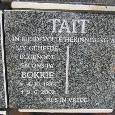 TAIT Bokkie 1935-2002