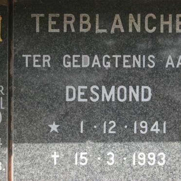 TERBLANCHE Desmond 1941-1993
