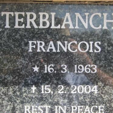 TERBLANCHE Francois 12963-2004
