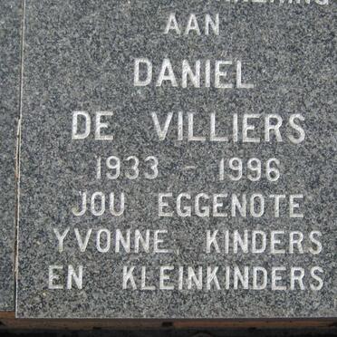 VILLIERS Daniel, de 1933-1996