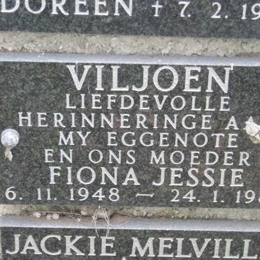 VILJOEN Fiona Jessie 1948-1984