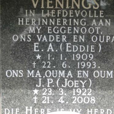 VIENINGS E.A. 1909-1993 &amp; J.P. 1922-2008