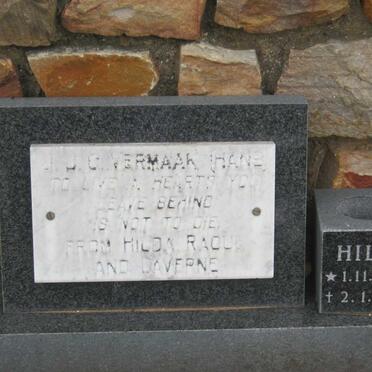 VERMAAK J.J. C.  &amp; Hilda 1908-1998