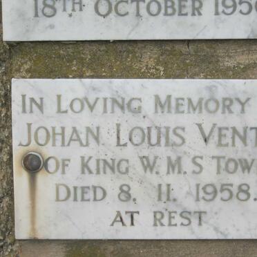 VENTER Johan Louis -1958