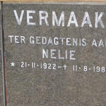 VERMAAK Nelie 1922-1984