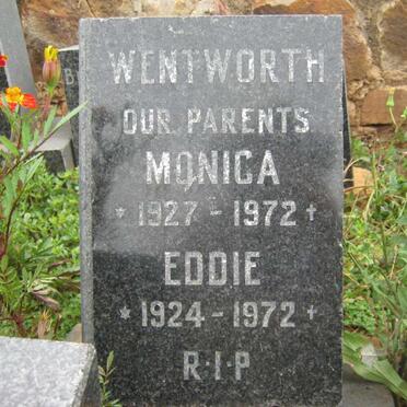WENTWORTH Eddie 1924-1972 &amp; Monica 1927-1972