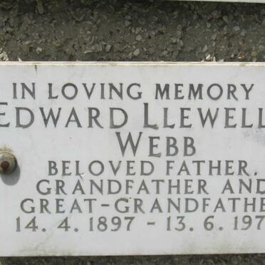 WEBB Edward Llewellyn 1897-1975
