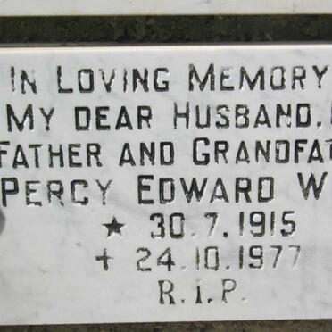 WEBB Percy Edward 1915-1977