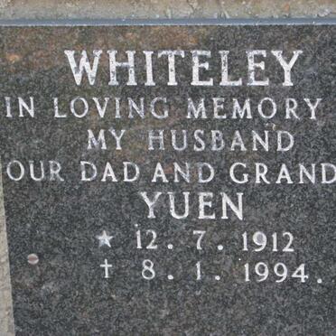 WHITELEY Yuen 1912-1994