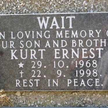 WAIT Kurt Ernest 1968-1998