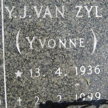 ZYL Y.J., van 1936-1999