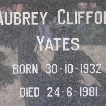 YATES Aubrey Clifford 1932-1981