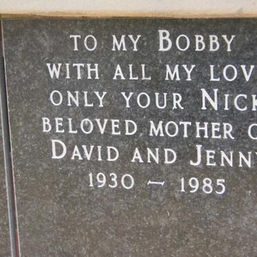 ? Bobby 1930-1985