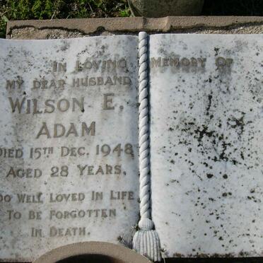 ADAM Wilson E. -1948