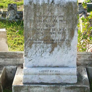 ALMOND Reginald 1912-1933