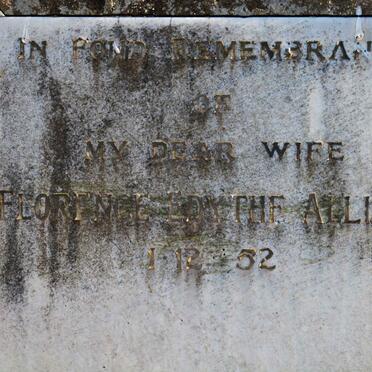 ALLISON Florence Edythe -1952 