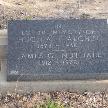 ALCHIN Hugh A.J. 1872-1936 :: NUTHALL James G. 1912-1972