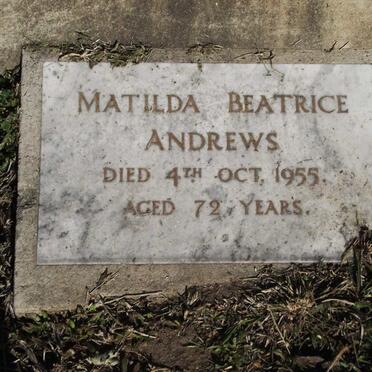 ANDREWS Matilda Beatrice -1955