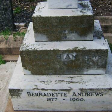 ANDREWS Alfred H. &amp; Bernadette 1877-1960 :: ANDREWS John