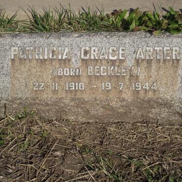 ARTER Patrica Grace  nee BECKLEY 1910-1944