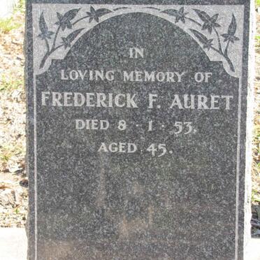 AURET Frederick F. -1953